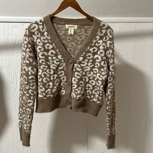 Leopard cardigan